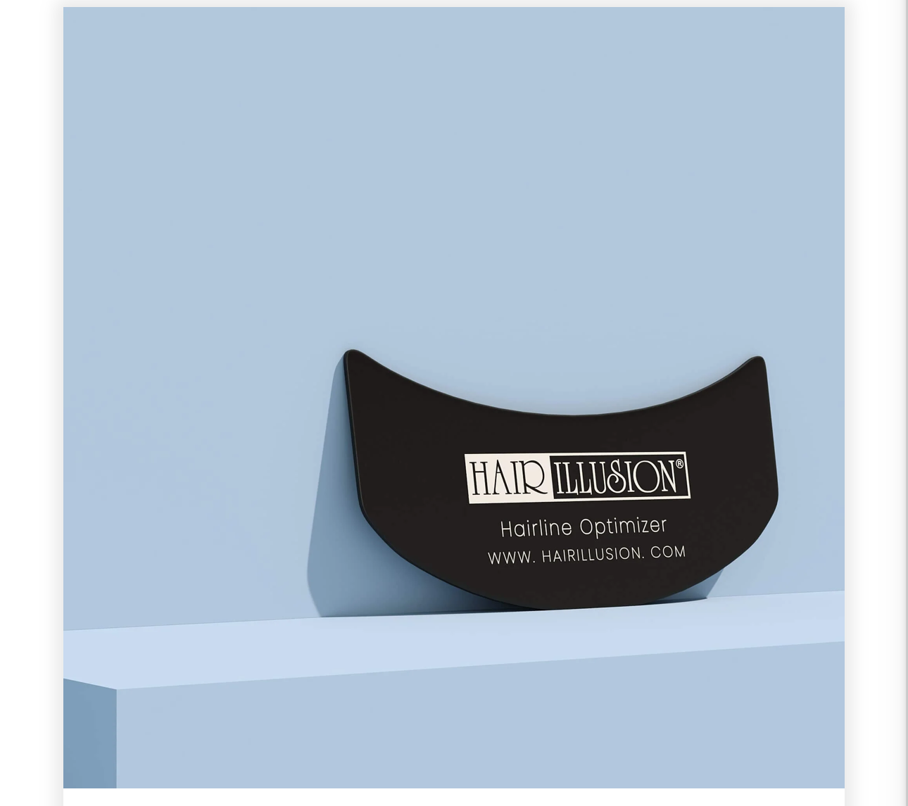 Hair illusion Hairline Optimiser for a More Precise Application When Applying Hair Fibers to the Hairline. - Onohson