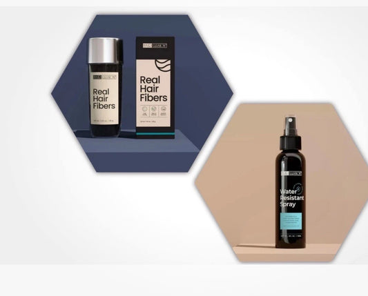 The Powerful Real Hair Building Fibers 38gr. and Water-Resistant Holding Spray. The Next-Day Delivery Service for UK residents. You Buy Today and Tomorrow You Receive it. - Onohson