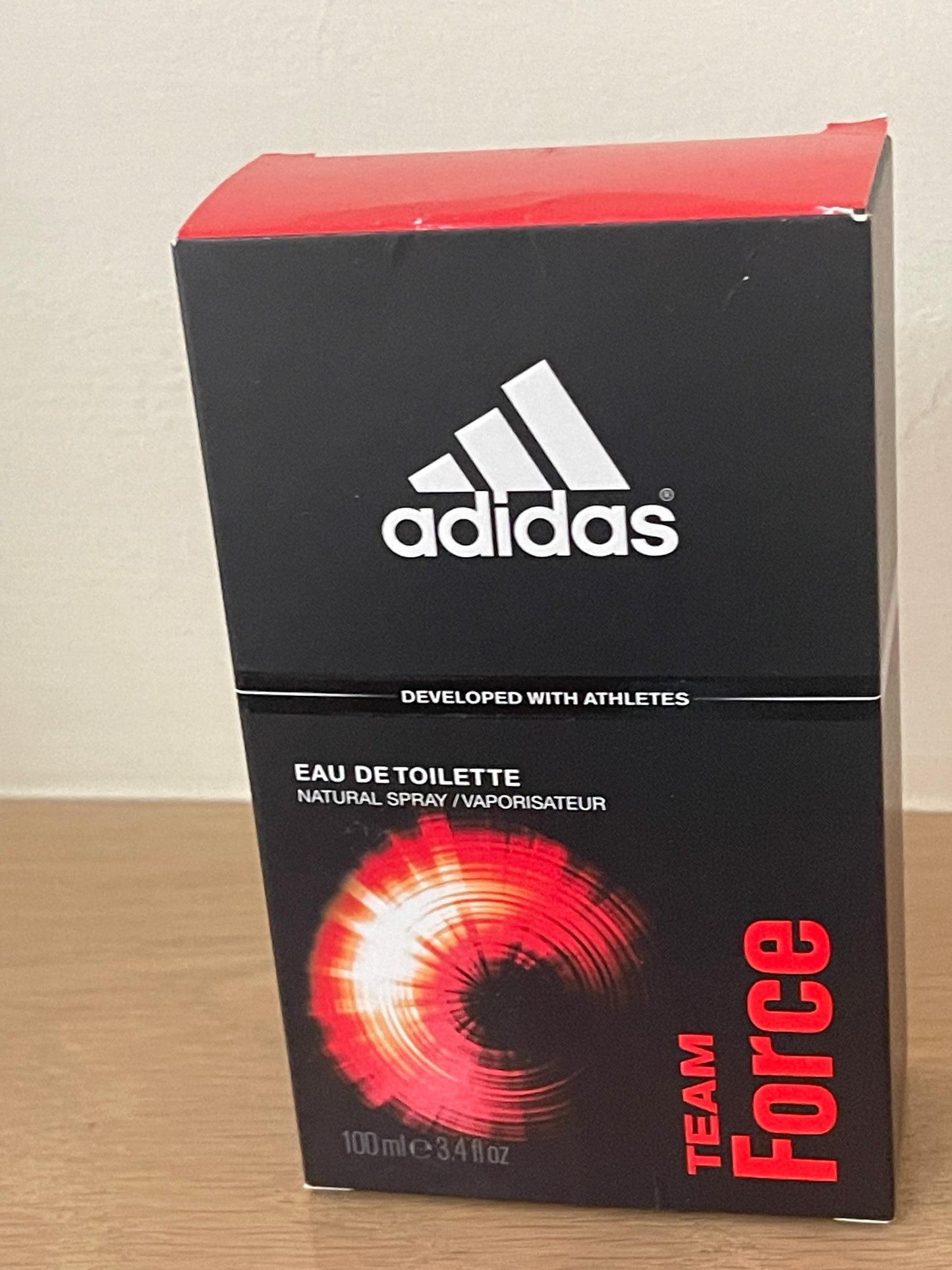 Adidas Authentic Team Force EDT Eau de Toilette Spray 100ml Mens Fragrance New, with a woody Aromatic Scent.