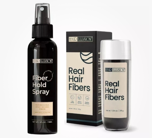 Real Hair building Fibers 38gr. And Holding Spray. Next-Day Delivery For All UK Residents. You buy Today and You Receive it Tomorrow. - Onohson