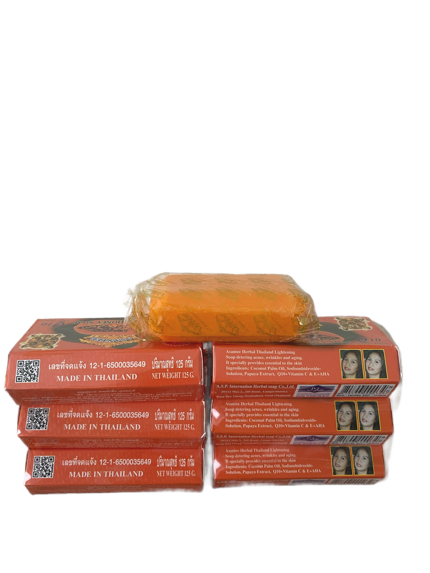 Asantee Papaya and Honey Herbal Soap from Thailand