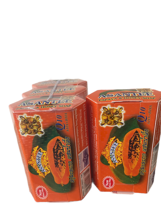 Asantee Papaya and Honey Herbal Soap from Thailand